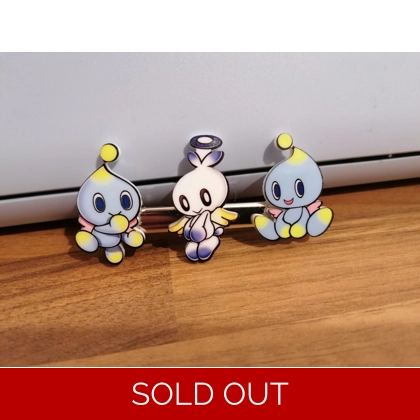 Sonic the Hedgehog Chaos Hair Clip